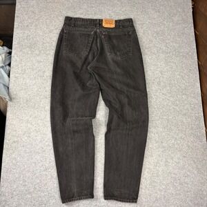 Levis 560 Comfort Fit Tapered Leg Black Denim Jeans M 38x34 Loose Fit 560-0260